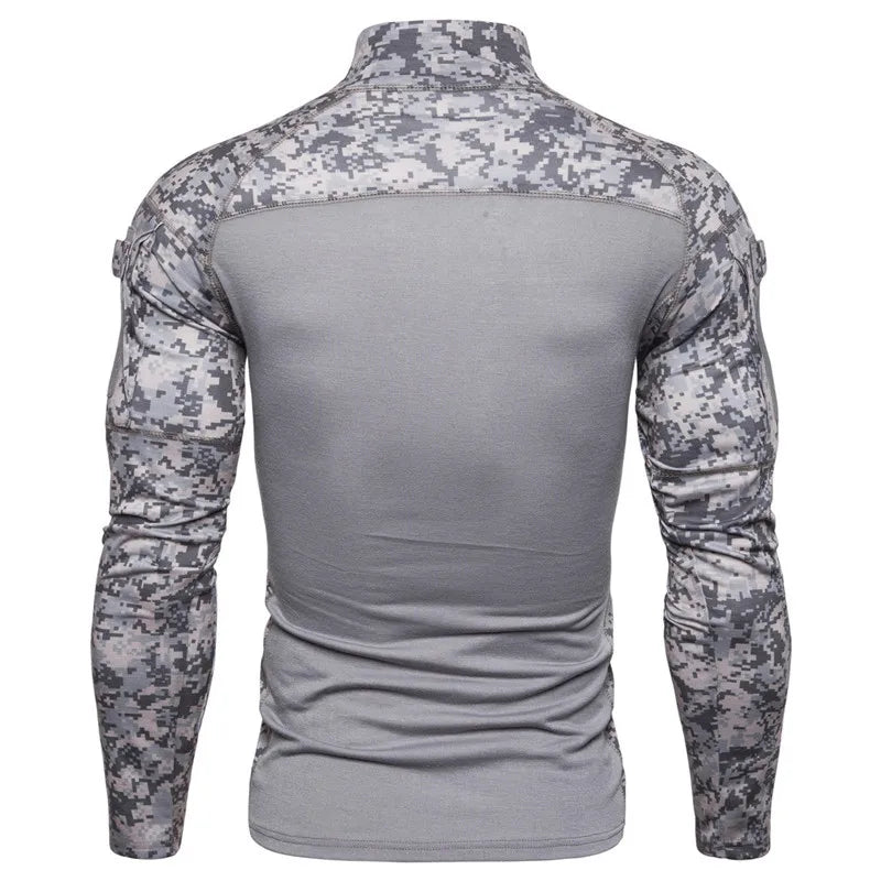 Oulylan Men's Camouflage Tactical Shirt